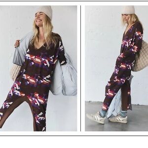 NEW ! Rare FP Movement Geometric Patterned Jumpsuit Hot shot